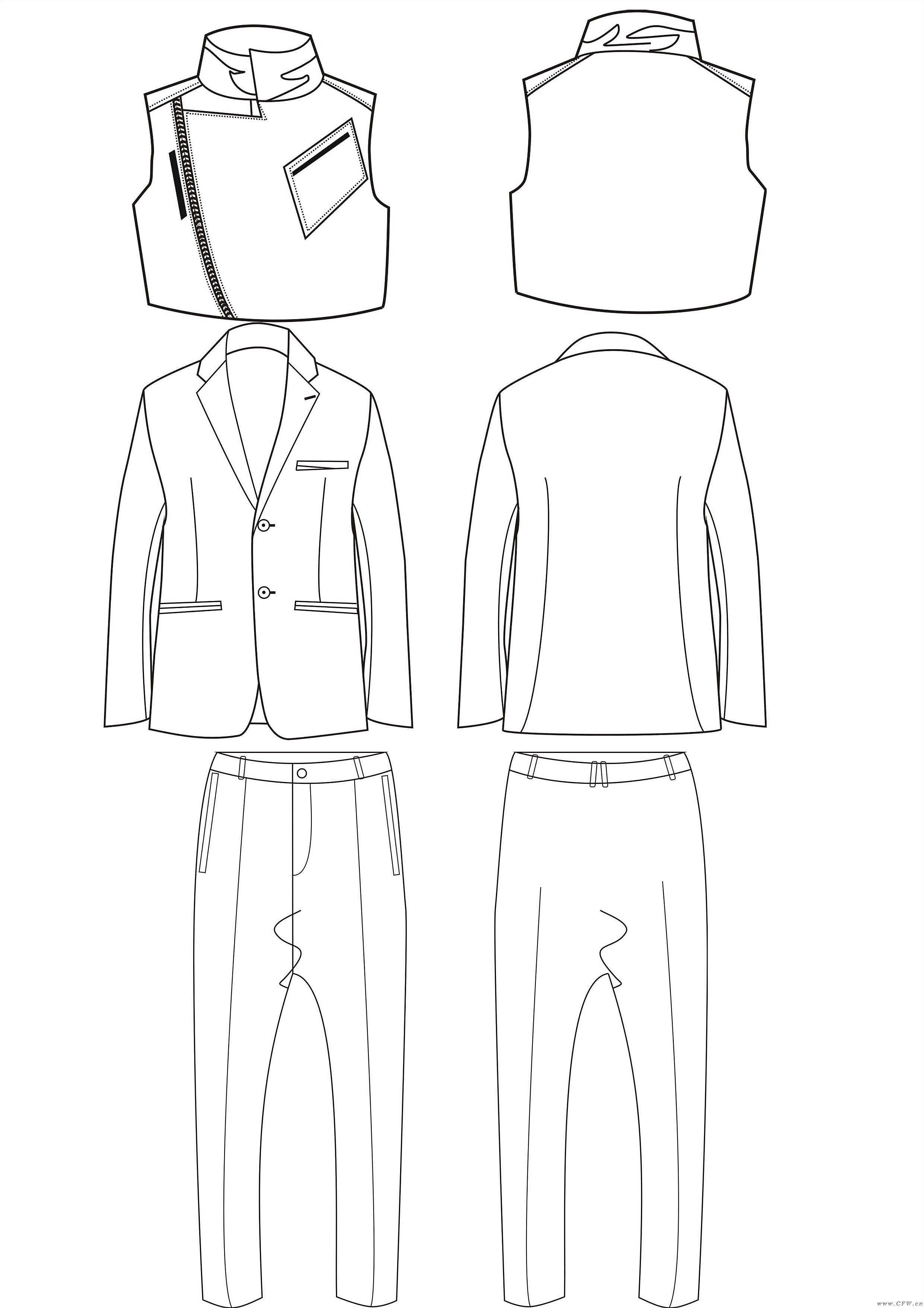 服裝款式圖 時尚設計的視覺語言與實用價值